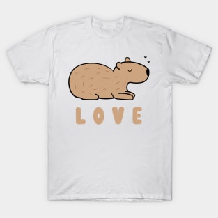 capybara love T-Shirt